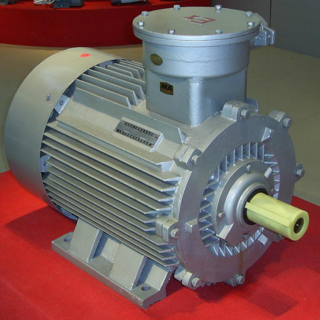 YBE3-315L1-4防爆电机45°角实拍